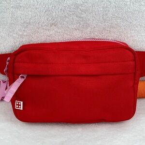 Lego Red Waist Bag with Orange Strap - Casual Sling Bag 9” x 5”